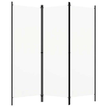 3-tlg. Raumteiler Weiß 150x180 cm