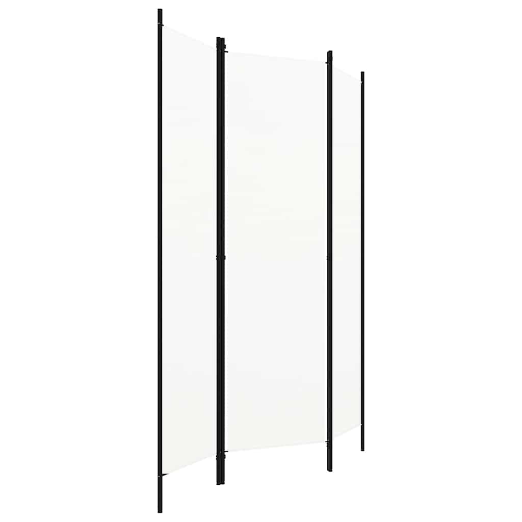 3-tlg. Raumteiler Weiß 150x180 cm