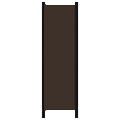 3-tlg. Raumteiler Braun 150x180 cm