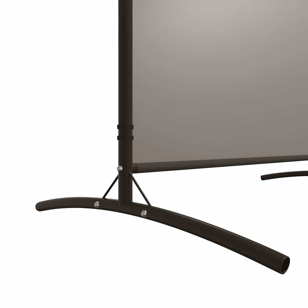 6-tlg. Paravent Anthrazit 520x180 cm Stoff